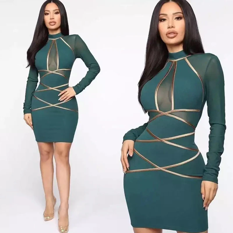 Sexy women long sleeve women dress blue mesh gilding strap cross banadge women dress new 2019 vestido
Sexy women long sleeve women dress blue mesh gilding strap cross banadge women dress new 2019 vestido