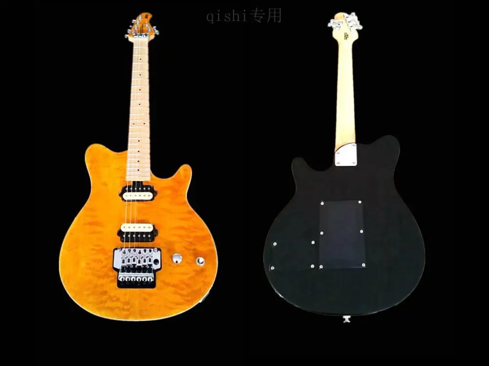 

22 fret electric guitar maple wood fingerboard two pickups china custom shop made beautiful and wonderful