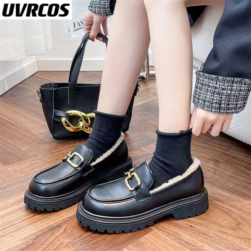 Туфли женские хлопковые в британском стиле, повседневные лоферы из искусственной кожи на толстой подошве, модная обувь для девушек, 2022
Туфли женские хлопковые в британском стиле, повседневные лоферы из искусственной кожи на толстой подошве, модная обувь для девушек, 2022