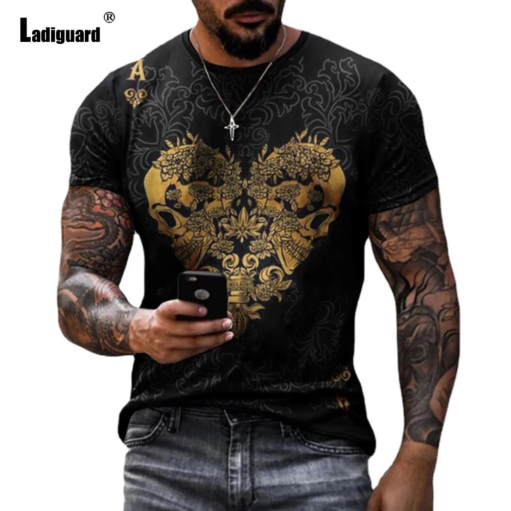Ladiguard Plus SIze 3xl Men Basic Tops Fashion 3D Print T-shirt 2021 Summer Casual Pullovers Skinny Tee Shirt Sexy Mens clothing
Ladiguard Plus SIze 3xl Men Basic Tops Fashion 3D Print T-shirt 2021 Summer Casual Pullovers Skinny Tee Shirt Sexy Mens clothing