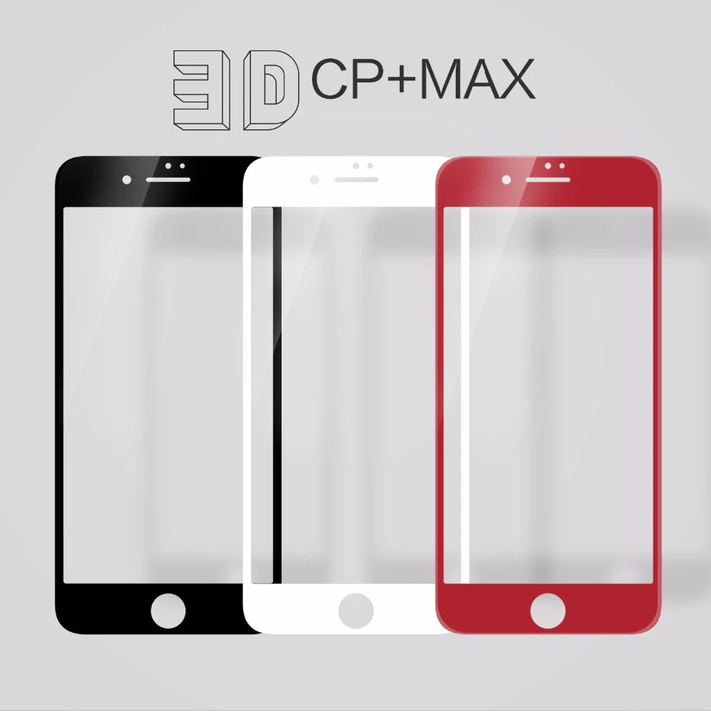 

Стекло NILLKIN 3D CP + Max для Apple iPhone 8, изогнутое закаленное стекло с полным покрытием для iPhone 7, 8 Plus, SE 2020, защита экрана