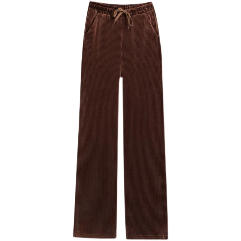 New Corduroy Wide Leg Pants Women Autumn Winter Thick Trousers Elastic High Waist Straight Pants Oversize Lace Up Casual Pants
New Corduroy Wide Leg Pants Women Autumn Winter Thick Trousers Elastic High Waist Straight Pants Oversize Lace Up Casual Pants