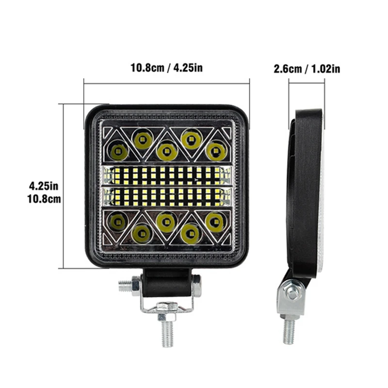 2Pcs 4"inch 102W LED Work Light 4WD Off Road Boat SPOT Flood Driving Fog Lamp Motorcycle lights 12V 24V ATVs SUV Truck
2Pcs 4"inch 102W LED Work Light 4WD Off Road Boat SPOT Flood Driving Fog Lamp Motorcycle lights 12V 24V ATVs SUV Truck