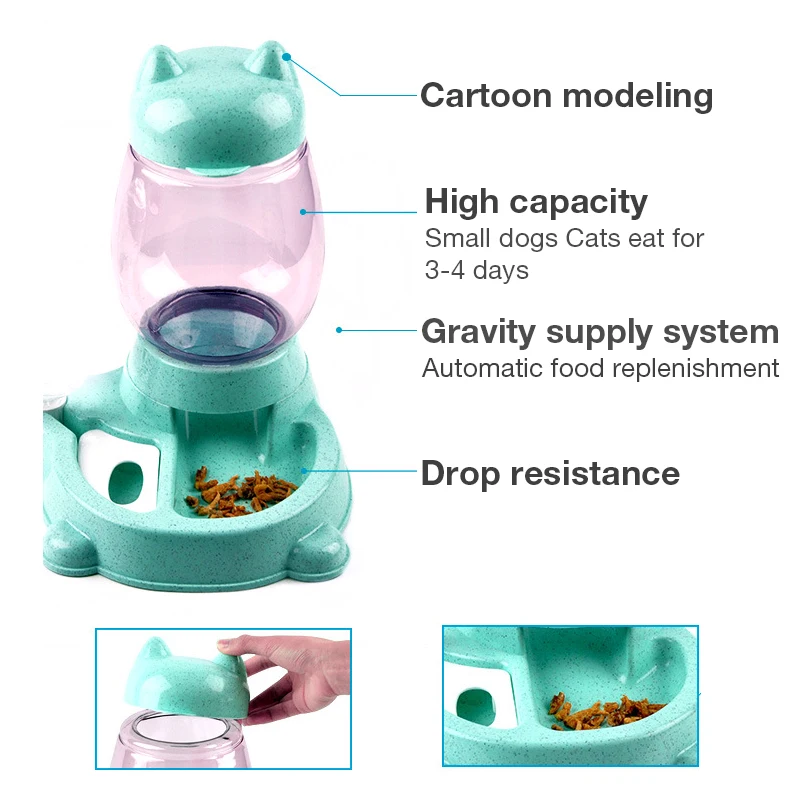 Petshy Pet Double Bowls Transparent Grain Bucket Dog Cat Feeding Bowls Bottle Pet Dog Automatic Feeder Puppy Drinking Dispenser
Petshy Pet Double Bowls Transparent Grain Bucket Dog Cat Feeding Bowls Bottle Pet Dog Automatic Feeder Puppy Drinking Dispenser