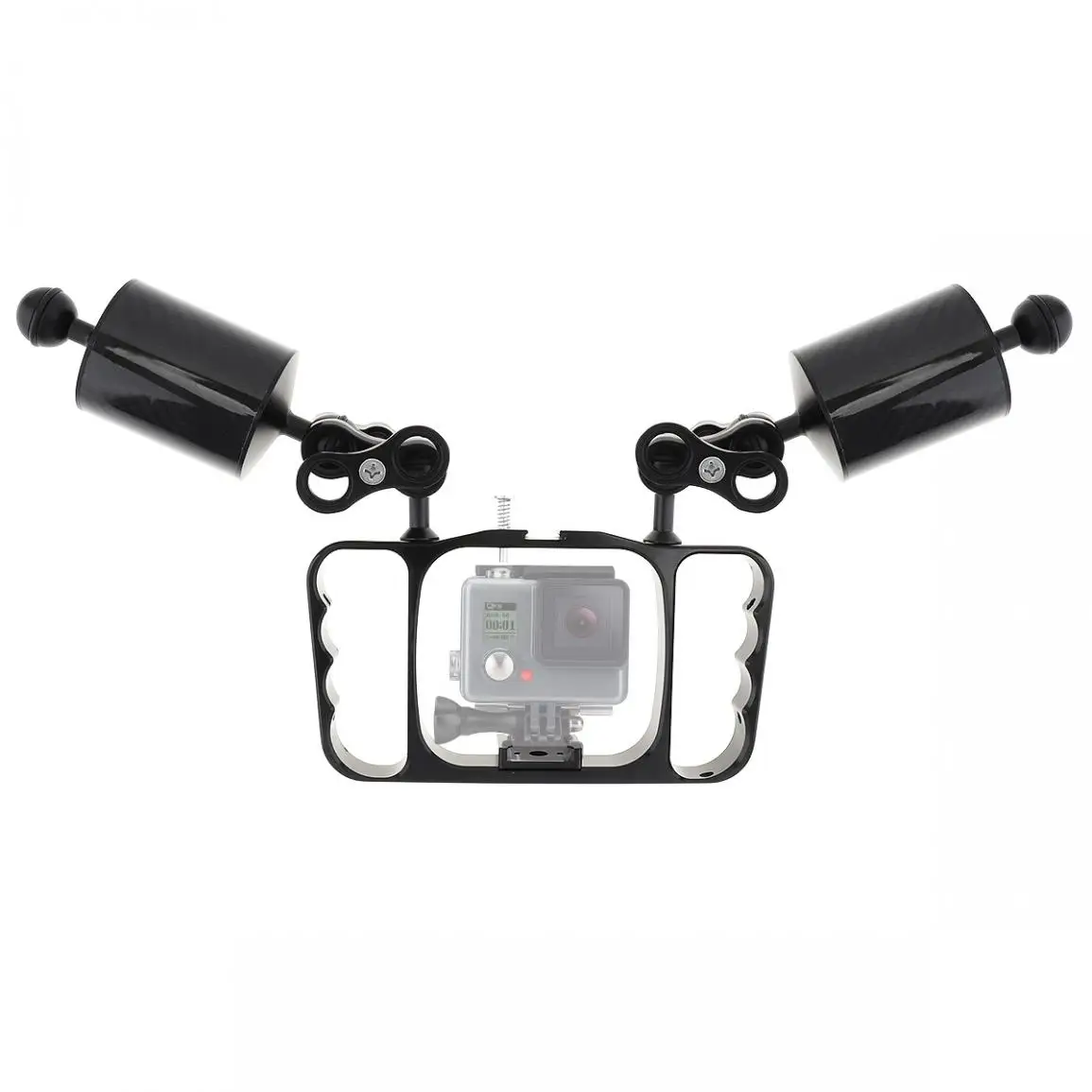 Diving Dual Hand-held CNC Aluminum Photography Bracket Fit for GoPro Hero7 6 5Action Camera Diving Accessories/Diving Flashlight
Diving Dual Hand-held CNC Aluminum Photography Bracket Fit for GoPro Hero7 6 5Action Camera Diving Accessories/Diving Flashlight