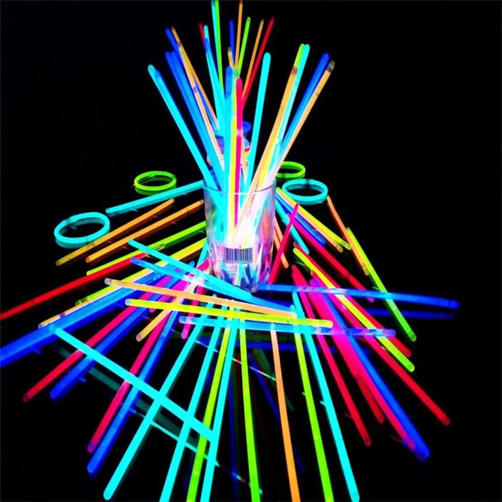 100 Pcs Party Fluorescence Light Glow Sticks Bracelets Necklaces Neon For Wedding Party Glow Sticks Bright Colorful Glow Sticks
100 Pcs Party Fluorescence Light Glow Sticks Bracelets Necklaces Neon For Wedding Party Glow Sticks Bright Colorful Glow Sticks