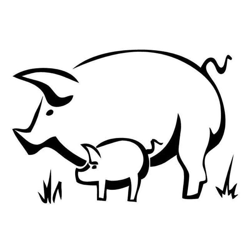 Автомобильный Стикеры весело мать свинья и для детей с изображением животных наклейка на машину, мотоцикл Стикеры ПВХ черный/серебристый 13,... 
Автомобильный Стикеры весело мать свинья и для детей с изображением животных наклейка на машину, мотоцикл Стикеры ПВХ черный/серебристый 13,...