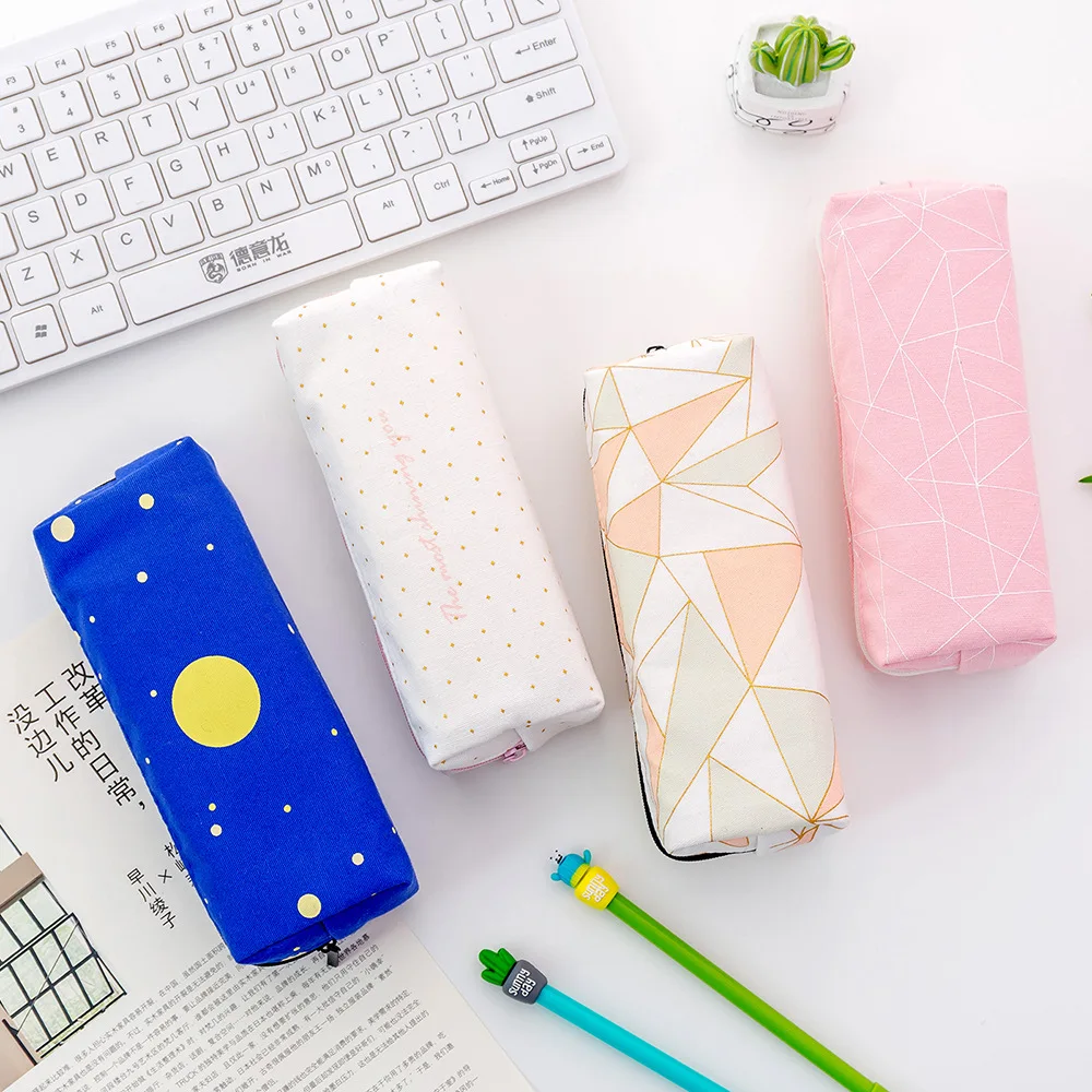 Summer Simple Student Stationery Starry Sky Zipper Pen Case Multifunction High Capacity Canvas Storage Bag Pencils Bag Cute Bag
Summer Simple Student Stationery Starry Sky Zipper Pen Case Multifunction High Capacity Canvas Storage Bag Pencils Bag Cute Bag