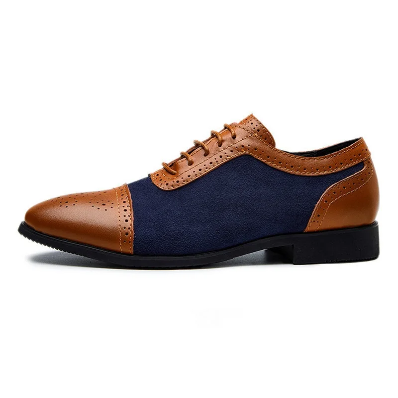 Vintage Pointed Toe Lace-Up Men Casual Leather Shoes Big Size Formal Dress Brogue Shoes Flats Wedding Loafers
Vintage Pointed Toe Lace-Up Men Casual Leather Shoes Big Size Formal Dress Brogue Shoes Flats Wedding Loafers