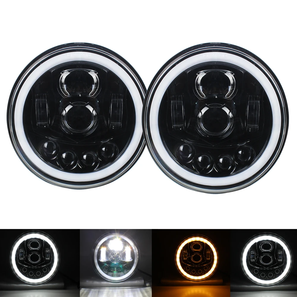 Круглсветодиодный светодиодные фары, гало для Jeep Wrangler JK LJ TJ CJ Lada Niva Urban 4x4 suzuki samurai, 1 пара, 7 дюймов
Круглсветодиодный светодиодные фары, гало для Jeep Wrangler JK LJ TJ CJ Lada Niva Urban 4x4 suzuki samurai, 1 пара, 7 дюймов
