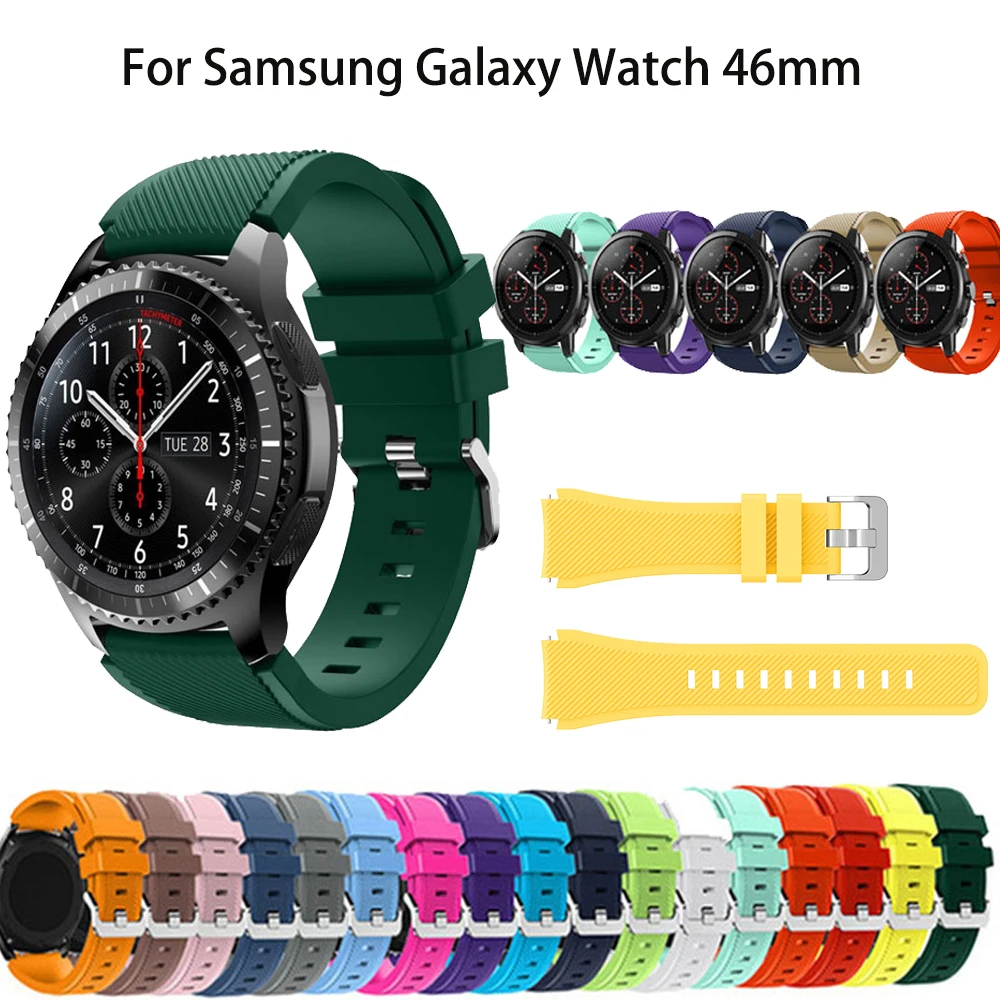 Soft Silicone Watch Band For Samsung Gear S3 Frontier/Classic Strap Replacement Bracelet For Samsung Galaxy Watch 46mm wristband
Soft Silicone Watch Band For Samsung Gear S3 Frontier/Classic Strap Replacement Bracelet For Samsung Galaxy Watch 46mm wristband