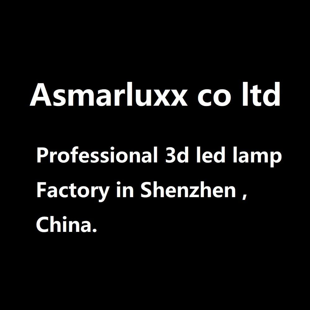Special Link of 3D LED Lamp For UK Friend 
Special Link of 3D LED Lamp For UK Friend