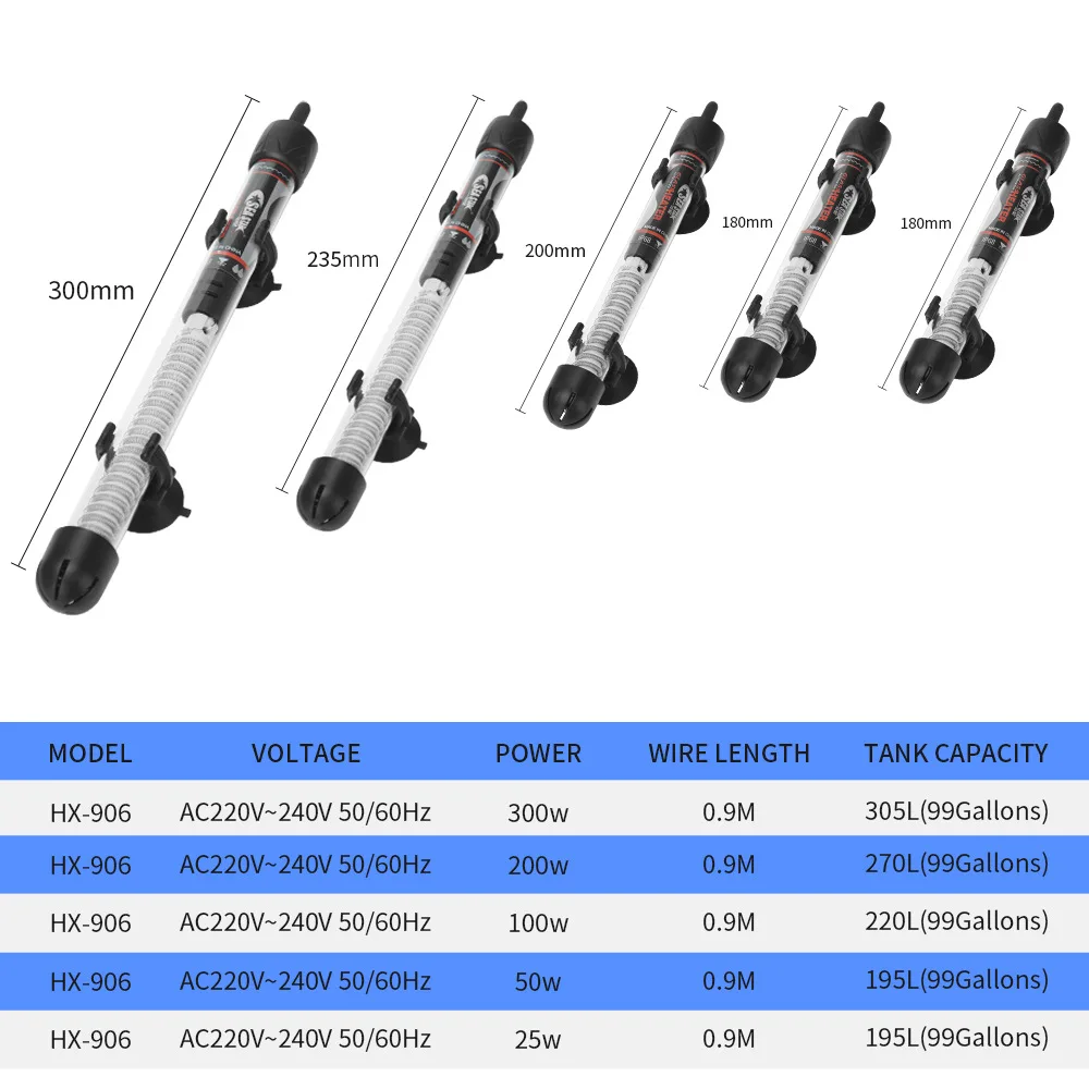 High quality Fish tank heating rod Aquarium automatic water thermostat heater for turtles 220V-240V 25w 50w 100w 200w 300w 
High quality Fish tank heating rod Aquarium automatic water thermostat heater for turtles 220V-240V 25w 50w 100w 200w 300w