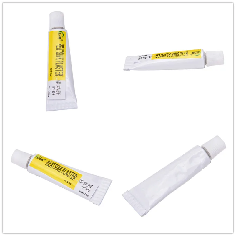 1PC adhesive Heatsink plaster CPU GPU LED Thermal Silicone Grease Compound Glue Cooling Paste Heat excellent
1PC adhesive Heatsink plaster CPU GPU LED Thermal Silicone Grease Compound Glue Cooling Paste Heat excellent