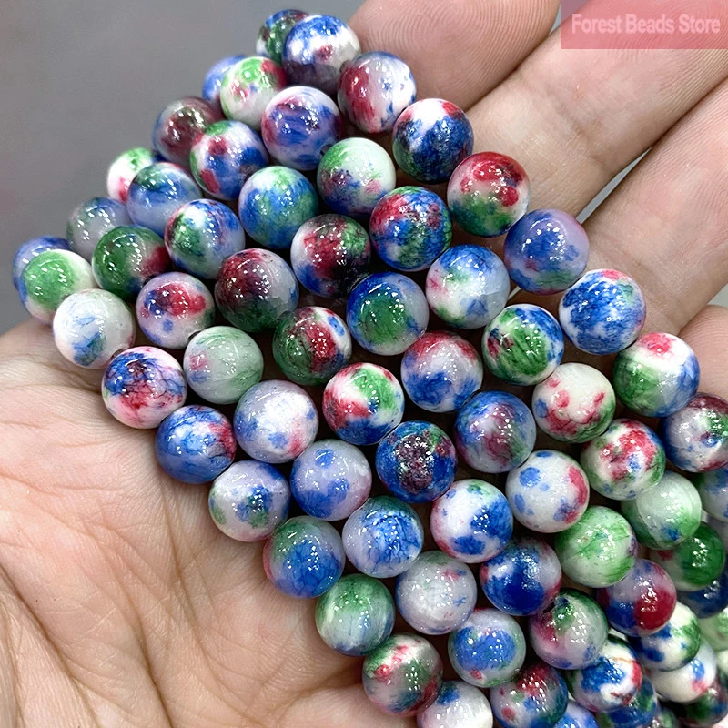 Natural Mixed Color Persian Jades Round Spacer Loose Beads for DIY Jewelry Making Accessories Necklace Bracelet 15'' 6/8/10/12mm
Natural Mixed Color Persian Jades Round Spacer Loose Beads for DIY Jewelry Making Accessories Necklace Bracelet 15'' 6/8/10/12mm