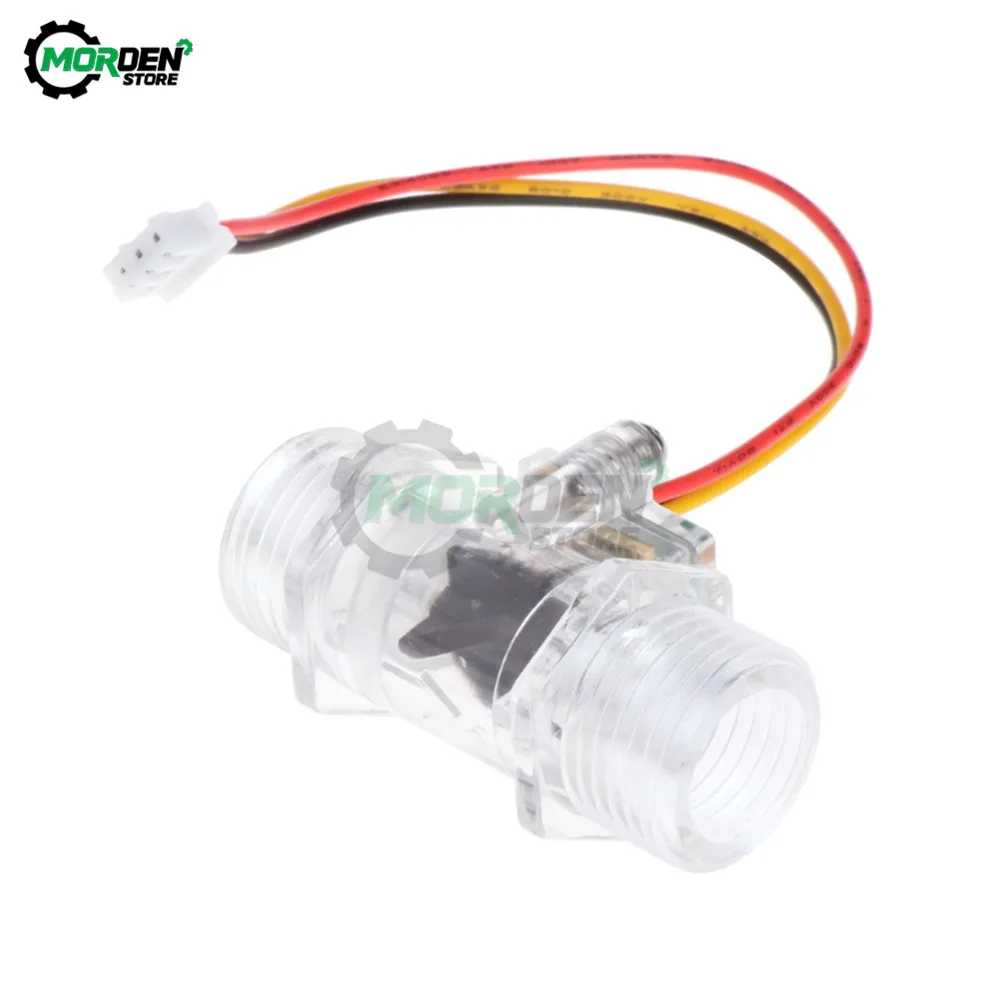 G1/2"inch DN15 Transparent Water Flow Sensor water Flow Meter DC 5V 12V Measurement Hall Flow Sensor Indicator Counter 15MA
G1/2"inch DN15 Transparent Water Flow Sensor water Flow Meter DC 5V 12V Measurement Hall Flow Sensor Indicator Counter 15MA