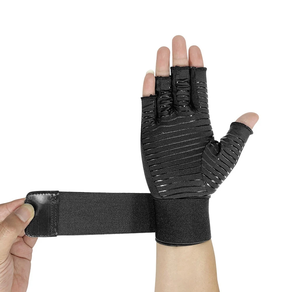 Wrist Support Women Therapy Wristband Hand Brace Joint Pain Relief 1 Pair Compression Arthritis Gloves
Wrist Support Women Therapy Wristband Hand Brace Joint Pain Relief 1 Pair Compression Arthritis Gloves