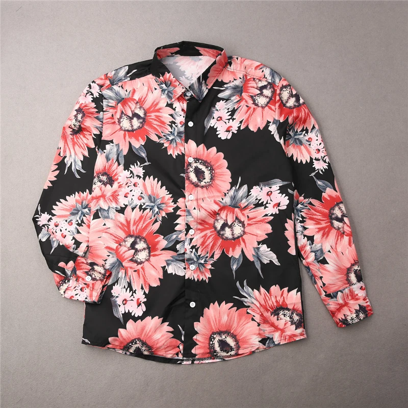 2019 Men Slim Fit Flower Printed Shirts Male Long Sleeve Floral Dress Shirt Men Base Top Autumn Business Casual Plus Size Shirts
2019 Men Slim Fit Flower Printed Shirts Male Long Sleeve Floral Dress Shirt Men Base Top Autumn Business Casual Plus Size Shirts