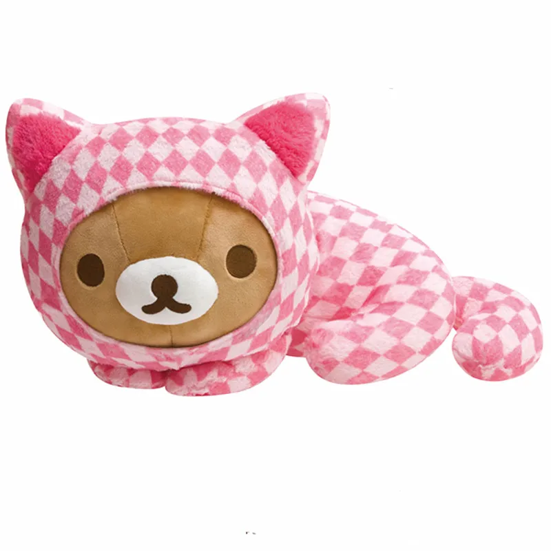 Новинка, кошка Rilakkuma Cos, плюшевые детские игрушки для девочек, мягкие игрушки для детей, рождественские подарки, 32 см
Новинка, кошка Rilakkuma Cos, плюшевые детские игрушки для девочек, мягкие игрушки для детей, рождественские подарки, 32 см