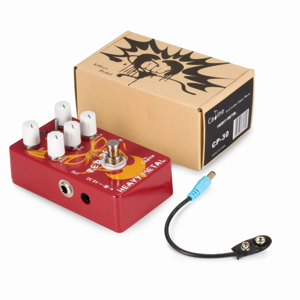 New Caline CP-30 Heavy Metal Guitar Pedal Aluminum Alloy Housing Red Devil Delay Pedal True Bypass design guitar accessories
New Caline CP-30 Heavy Metal Guitar Pedal Aluminum Alloy Housing Red Devil Delay Pedal True Bypass design guitar accessories