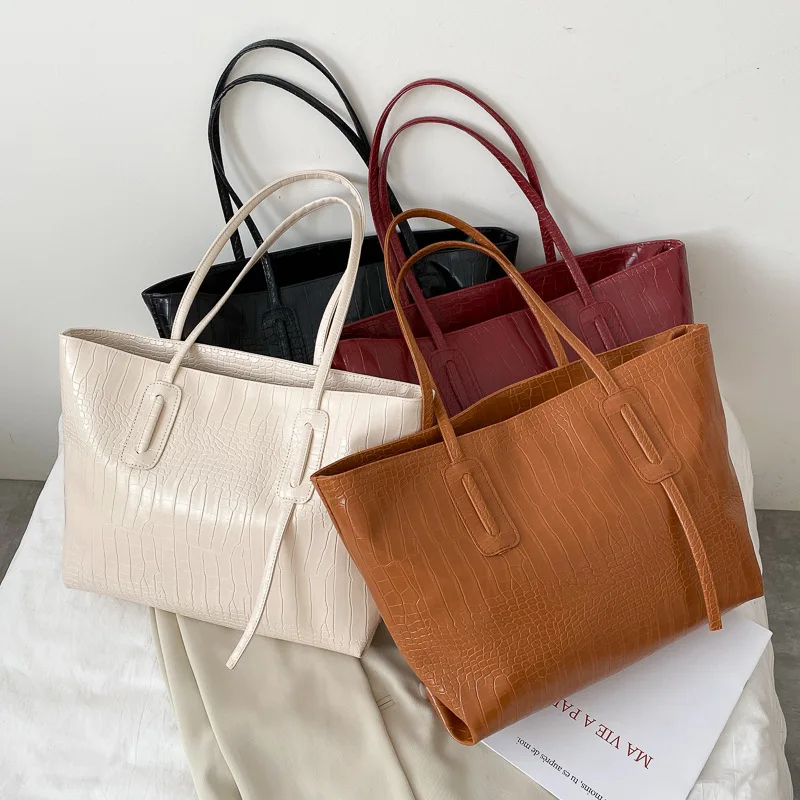 Alligator Texture Ladies HandBags Women 2021 Trendy Fashion Net Celebrity Wild Large Capacity Single Shoulder Tote Bag
Alligator Texture Ladies HandBags Women 2021 Trendy Fashion Net Celebrity Wild Large Capacity Single Shoulder Tote Bag