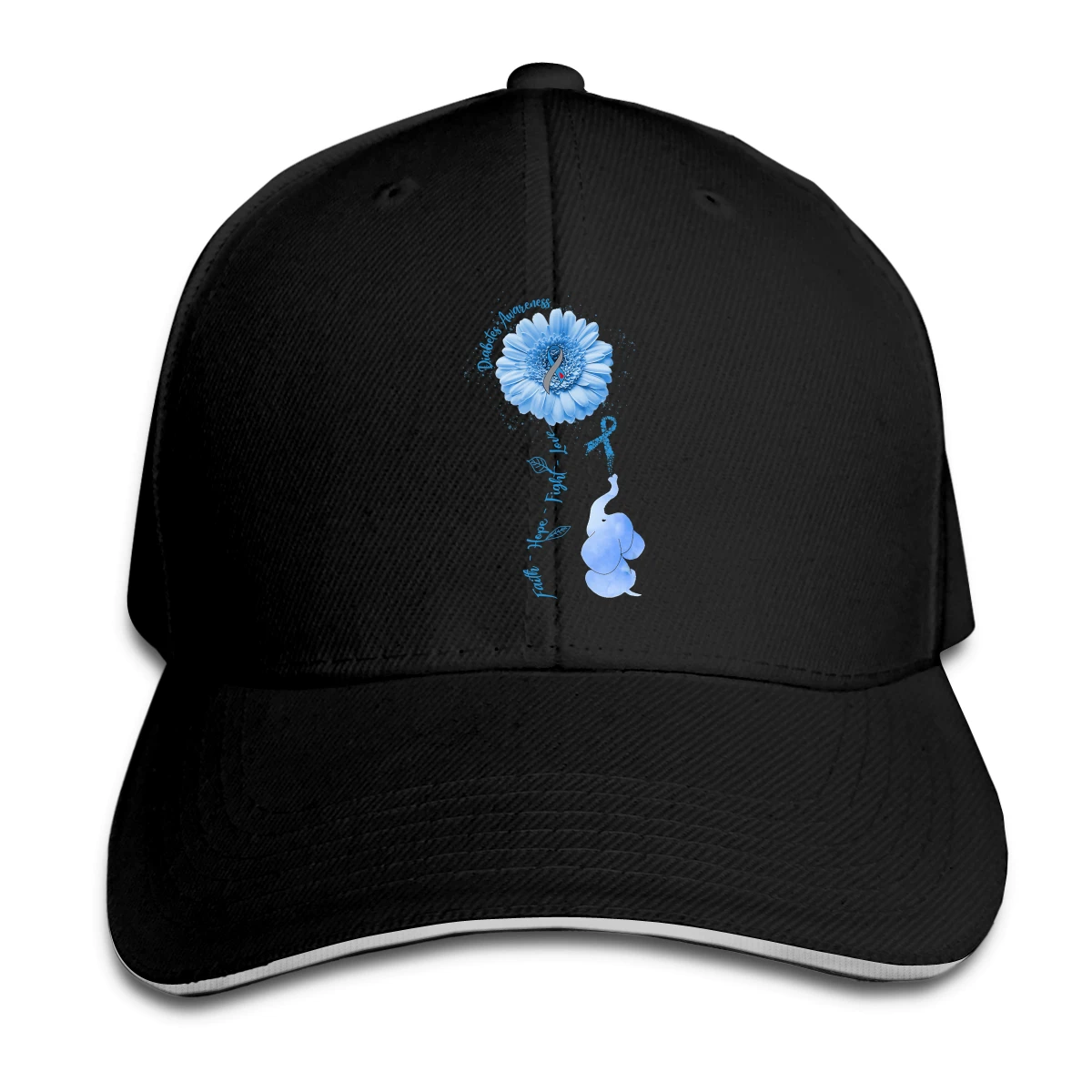 Elephant Sunflower Diabetes Hat Baseball Cap for Men Women Fashion Adjustable Sun Hat
Elephant Sunflower Diabetes Hat Baseball Cap for Men Women Fashion Adjustable Sun Hat