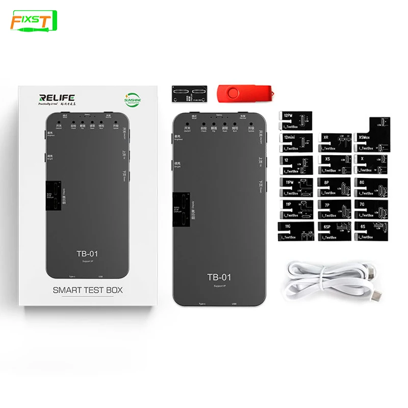 ЖК-программатор RELIFE TB-01 Pro для 6G 6S 6P-12ProMax/Mini 
ЖК-программатор RELIFE TB-01 Pro для 6G 6S 6P-12ProMax/Mini
