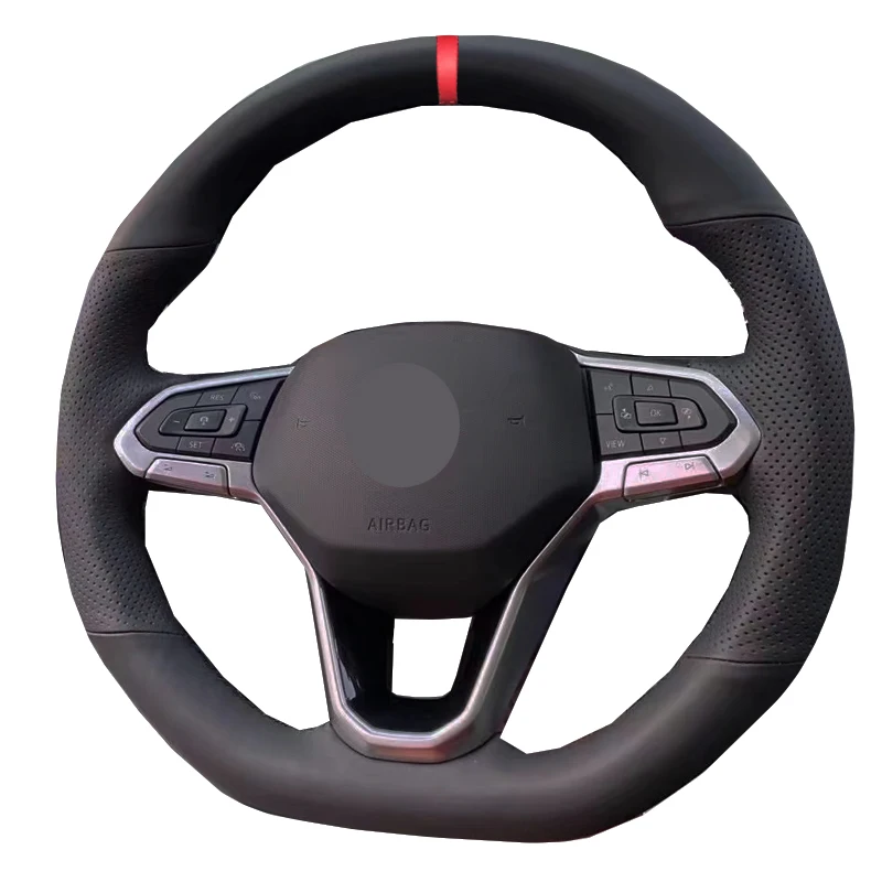 Hand Sew Car Steering Wheel Cover For Volkswagen VW Golf 8 MK8 GTI Golf GTE 2020 2021 Braid on the Steering wheel Car Protector
Hand Sew Car Steering Wheel Cover For Volkswagen VW Golf 8 MK8 GTI Golf GTE 2020 2021 Braid on the Steering wheel Car Protector
