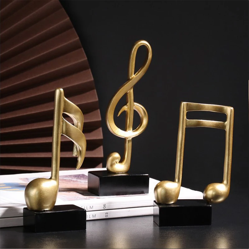 A set Modern Creative Light Luxury Resin Golden Musical Note Ornaments TV Cabinet Porch Home Decor Accessories Holiday Gift Set
A set Modern Creative Light Luxury Resin Golden Musical Note Ornaments TV Cabinet Porch Home Decor Accessories Holiday Gift Set