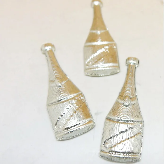 Supplies For Jewelry Making 10pcs 30x10mm Antique Silver Color Bottle Charms
Supplies For Jewelry Making 10pcs 30x10mm Antique Silver Color Bottle Charms