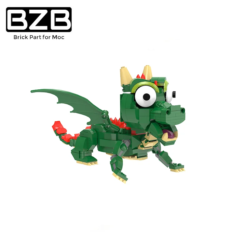 BZB MOC зеленый Летающий детский Дракон, волшебный дракон, креативные идеи, строительные блоки, модель, детские игрушки для мальчиков, DIY голово...
BZB MOC зеленый Летающий детский Дракон, волшебный дракон, креативные идеи, строительные блоки, модель, детские игрушки для мальчиков, DIY голово...