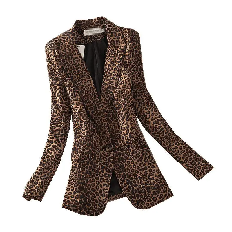 2020 Spring Autumn Women Leopard Print Blazers Female Casual Long Sleeve Coat Ladies Notched Collar Suit Coat Office Outwear L31
2020 Spring Autumn Women Leopard Print Blazers Female Casual Long Sleeve Coat Ladies Notched Collar Suit Coat Office Outwear L31