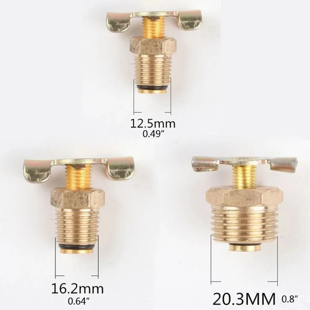 Air Compressor Drain Valve Butterfly NPT 1/4\" 3/8\" 1/2‘’ Solid Brass Compressor Air Tank Port Fittings Drain Valve
Air Compressor Drain Valve Butterfly NPT 1/4\" 3/8\" 1/2‘’ Solid Brass Compressor Air Tank Port Fittings Drain Valve