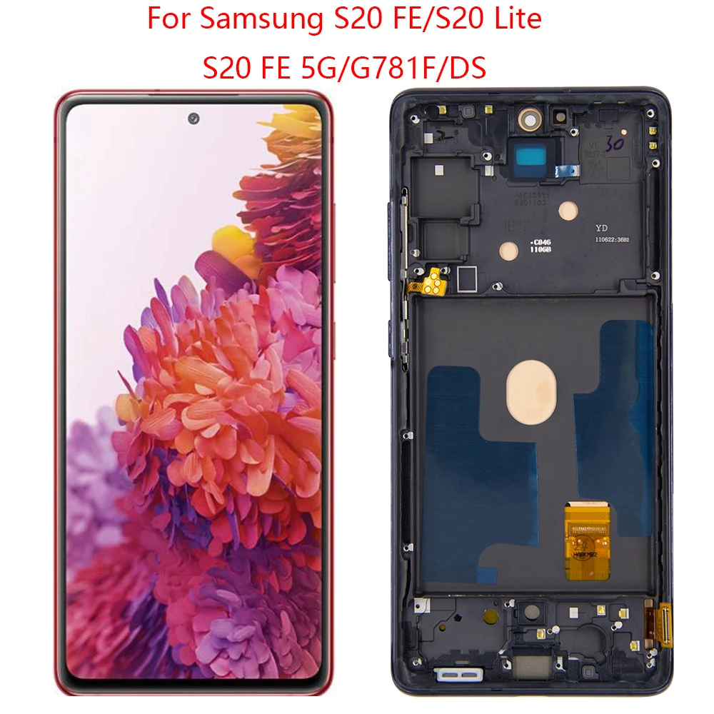 For Samsung Galaxy S20 LITE G780F G781F S20 FE 5G S20 Lite LCD monitor with touch screen digitizer original AMOLED
For Samsung Galaxy S20 LITE G780F G781F S20 FE 5G S20 Lite LCD monitor with touch screen digitizer original AMOLED