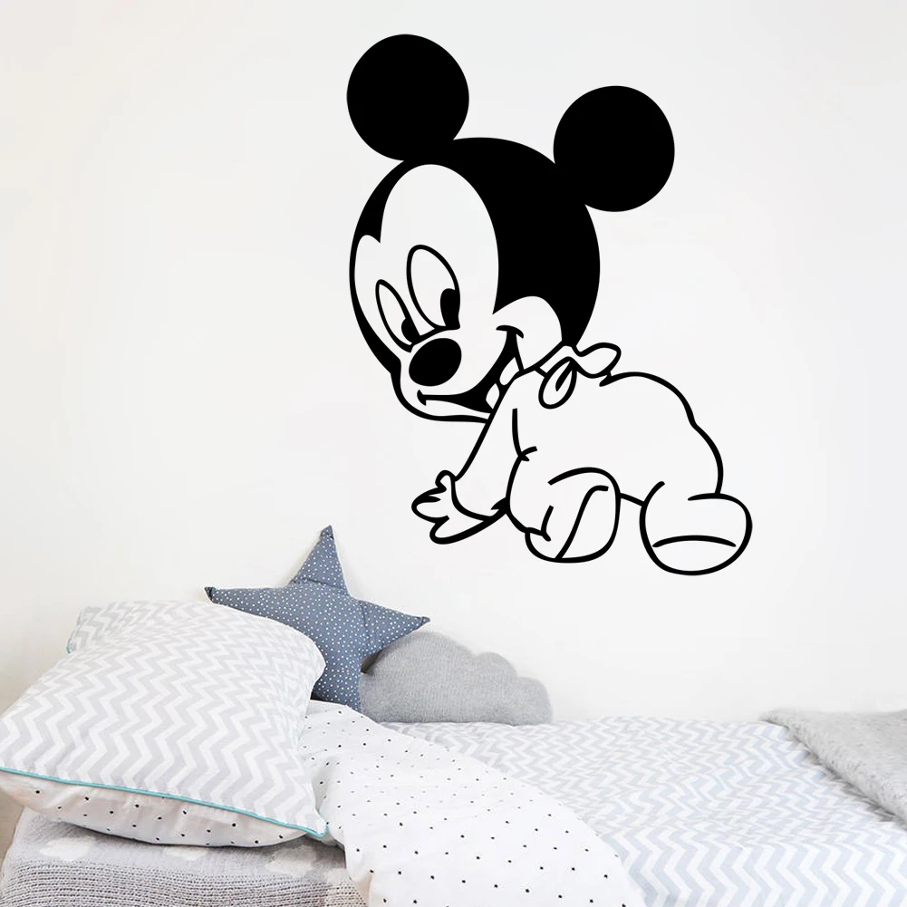 Disney Cute Mickey Mouse Free Custom Kids Name Baby Wall Stickers For Kids Room Bedroom Accessories Home Decorwall Mural 
Disney Cute Mickey Mouse Free Custom Kids Name Baby Wall Stickers For Kids Room Bedroom Accessories Home Decorwall Mural