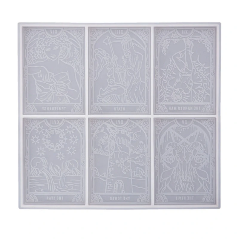 Playing Game Cards Epoxy Resin Mold Divination Cards Silicone Mould DIY Crafts Jewelry Decoration Casting Tool
Playing Game Cards Epoxy Resin Mold Divination Cards Silicone Mould DIY Crafts Jewelry Decoration Casting Tool