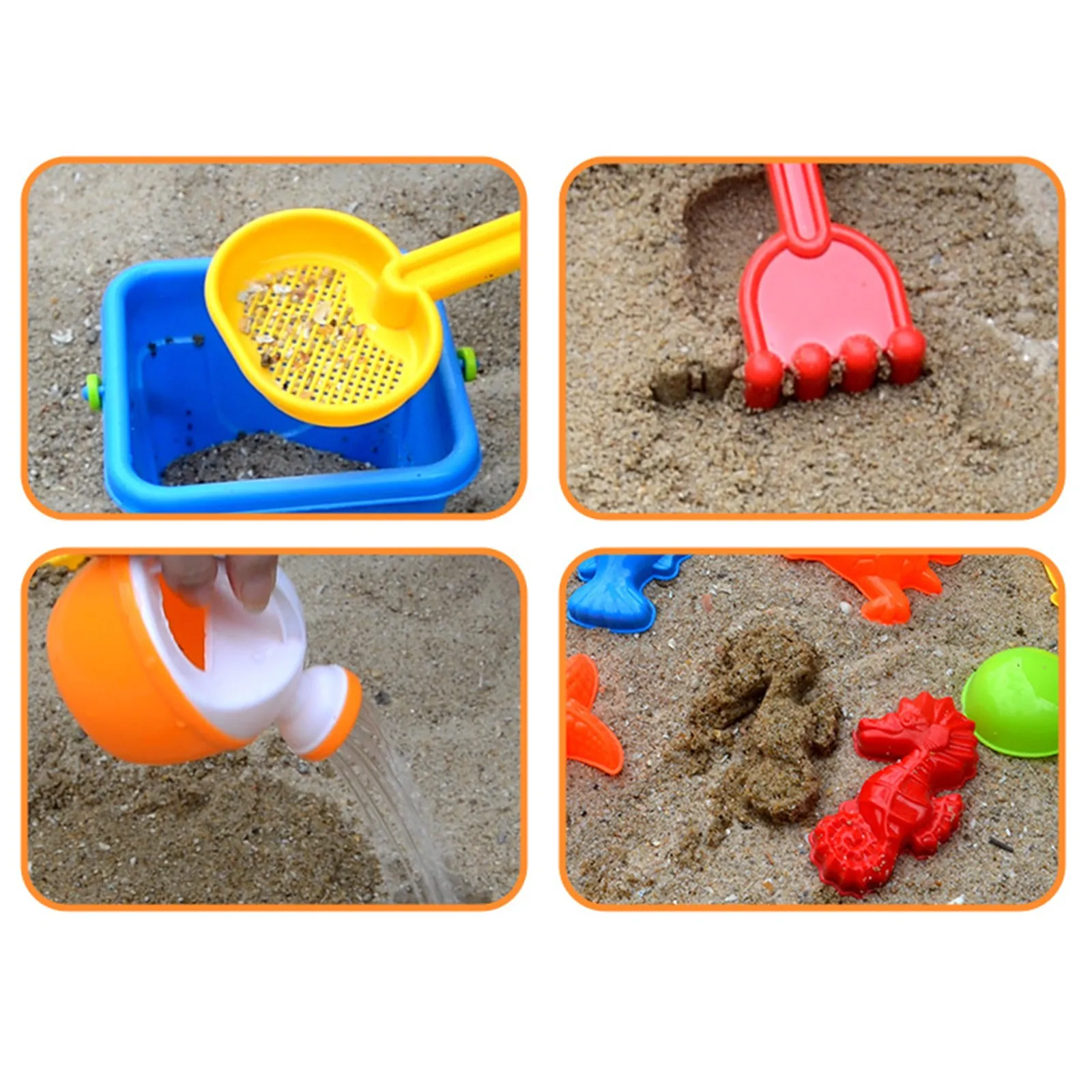 20 Piece Beach Toys Sand Bucket Set Children Sand Play Cart Sandpit Toy Summer Outdoor Toy Sand Table For Kids juguetes playa L*
20 Piece Beach Toys Sand Bucket Set Children Sand Play Cart Sandpit Toy Summer Outdoor Toy Sand Table For Kids juguetes playa L*