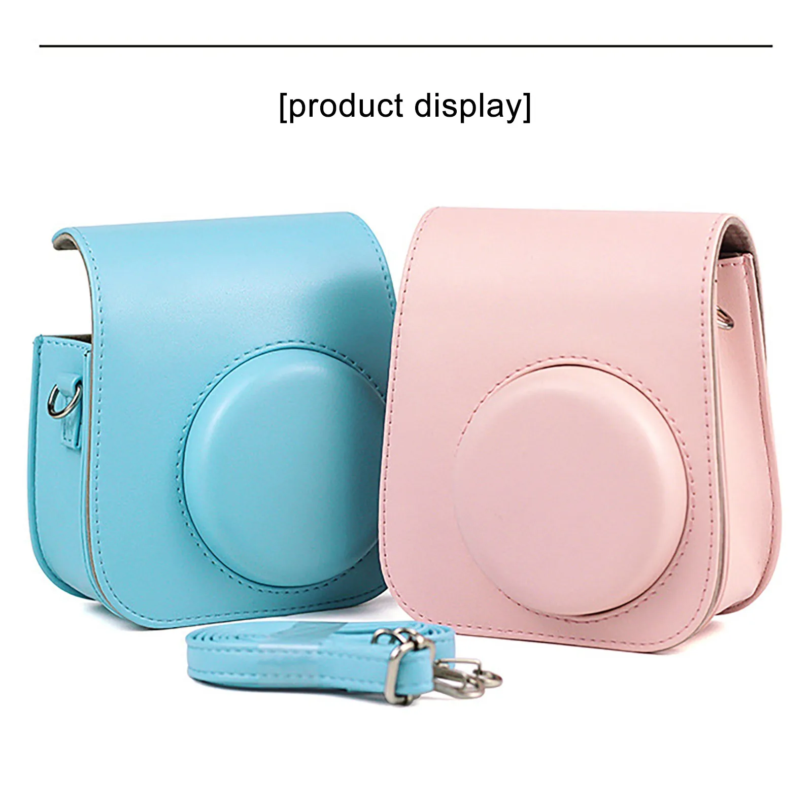 Чехол для мгновенной камеры Instax Mini 11 кожаная сумка однотонный защитный чехол Mini11