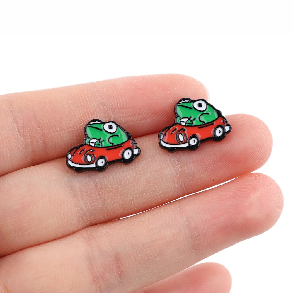 Funny frog Cute Stud Earrings for Women Piercing Women's Stainless Steel Jewelry Fashion Accessories Gift for Girl
Funny frog Cute Stud Earrings for Women Piercing Women's Stainless Steel Jewelry Fashion Accessories Gift for Girl