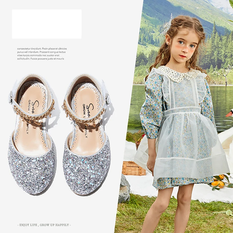 Dolakids Children's high-heeled Shoes Spring Children's Shoes Girl Princess Shoes Soft Soles New Style Leather Shoes Little Girl 
Dolakids Children's high-heeled Shoes Spring Children's Shoes Girl Princess Shoes Soft Soles New Style Leather Shoes Little Girl