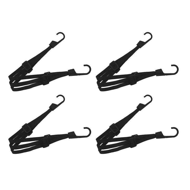 4Pcs Motorcycle Helmet Luggage Rope Bungee Cord Bandage Strapping Tape Elastic Strap with 2 Hooks Black
4Pcs Motorcycle Helmet Luggage Rope Bungee Cord Bandage Strapping Tape Elastic Strap with 2 Hooks Black