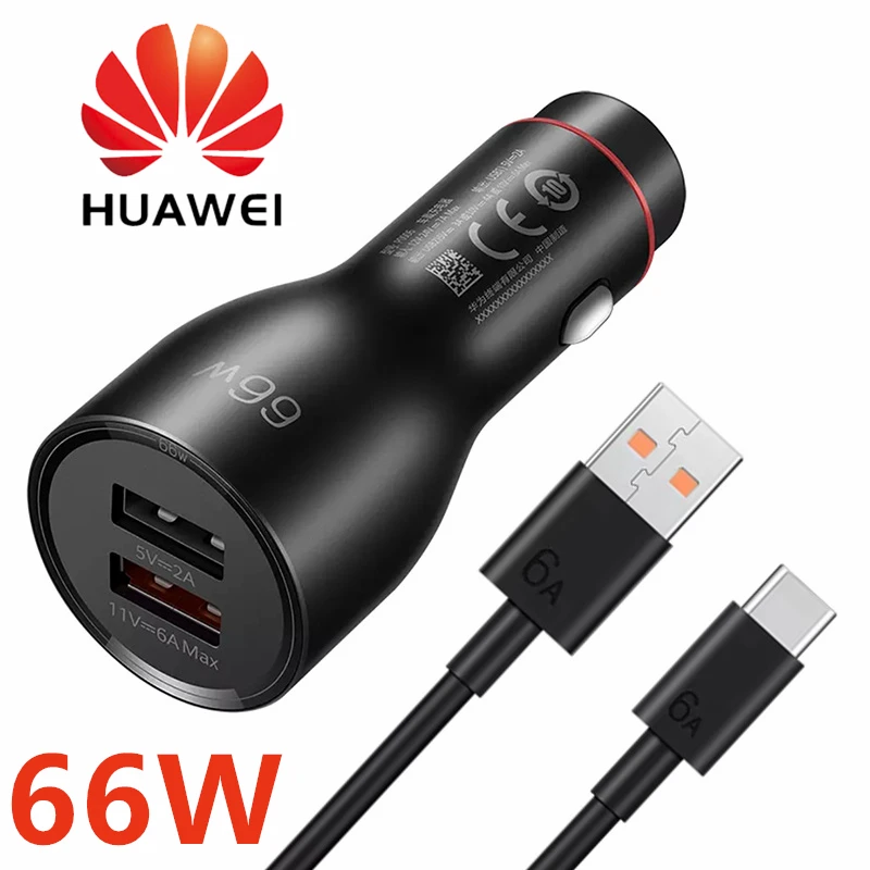 Original 66W Huawei Car Charger 11V/6A SuperCharge Quick Fast Charge Dual Usb Car Charger For Mate 40 Pro Lite 30 20 P40 P30 P20
Original 66W Huawei Car Charger 11V/6A SuperCharge Quick Fast Charge Dual Usb Car Charger For Mate 40 Pro Lite 30 20 P40 P30 P20