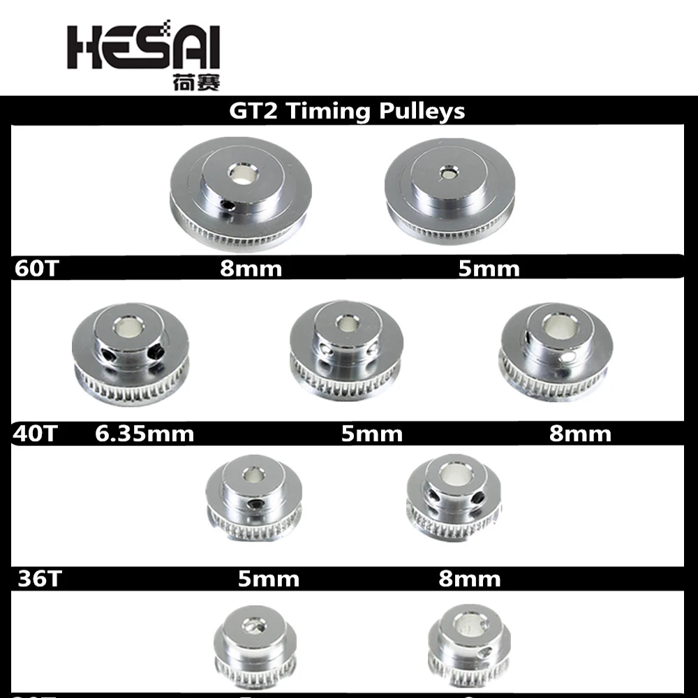 3D Printer Parts GT2 Timing Pulleys 30 36 40 60 Tooth 2GT Wheel Parts Bore 5mm 8mm Aluminium Gear Teeth Width 6mm 10mm
3D Printer Parts GT2 Timing Pulleys 30 36 40 60 Tooth 2GT Wheel Parts Bore 5mm 8mm Aluminium Gear Teeth Width 6mm 10mm