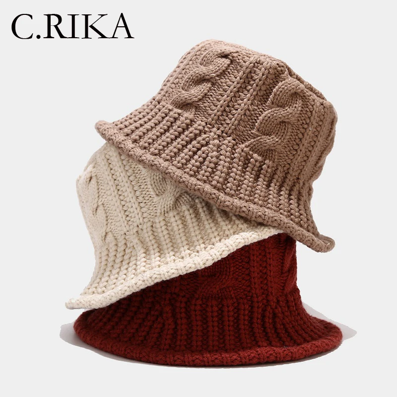 New Fashion Solid Autumn Winter Knitted Bucket Hats Women Girl Ladies Outdoor Travel Sun Hat Panama Warm Fisherman Hat Bob
New Fashion Solid Autumn Winter Knitted Bucket Hats Women Girl Ladies Outdoor Travel Sun Hat Panama Warm Fisherman Hat Bob