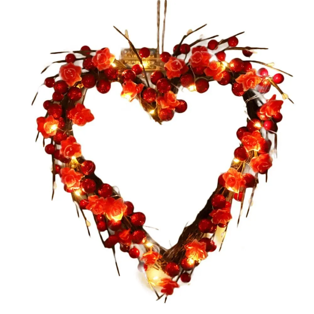 Simulation Wreath Heart Shape Flower Ornaments Home Decor Flower Wreath Party Birthday Gift Wedding Decor Artificial Wreath
Simulation Wreath Heart Shape Flower Ornaments Home Decor Flower Wreath Party Birthday Gift Wedding Decor Artificial Wreath