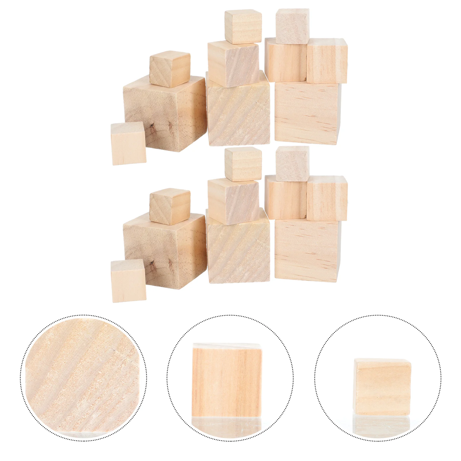 50pcs Simple Beige Small Building Blocks Funny Wood Building Blocks Kids Toys 
50pcs Simple Beige Small Building Blocks Funny Wood Building Blocks Kids Toys