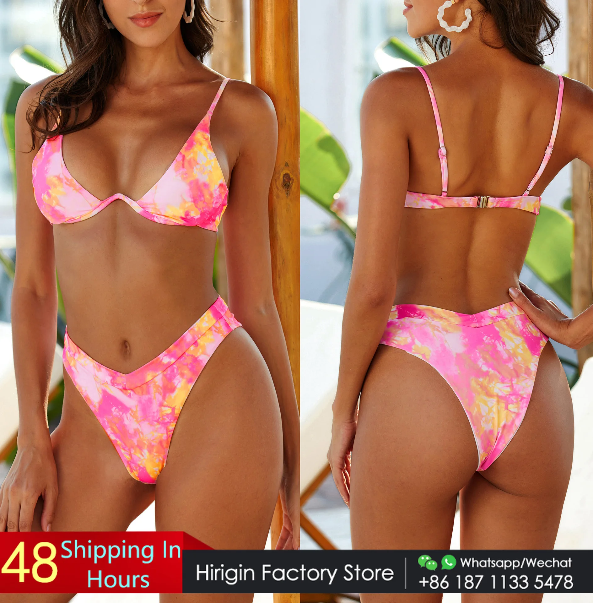 Hirigin 2020 Sexy Thong Bikini Set 2020 New Flower Printed Push Up Padded Bquini Swimwear Women Bathing Suit Swimming Suit
Hirigin 2020 Sexy Thong Bikini Set 2020 New Flower Printed Push Up Padded Bquini Swimwear Women Bathing Suit Swimming Suit