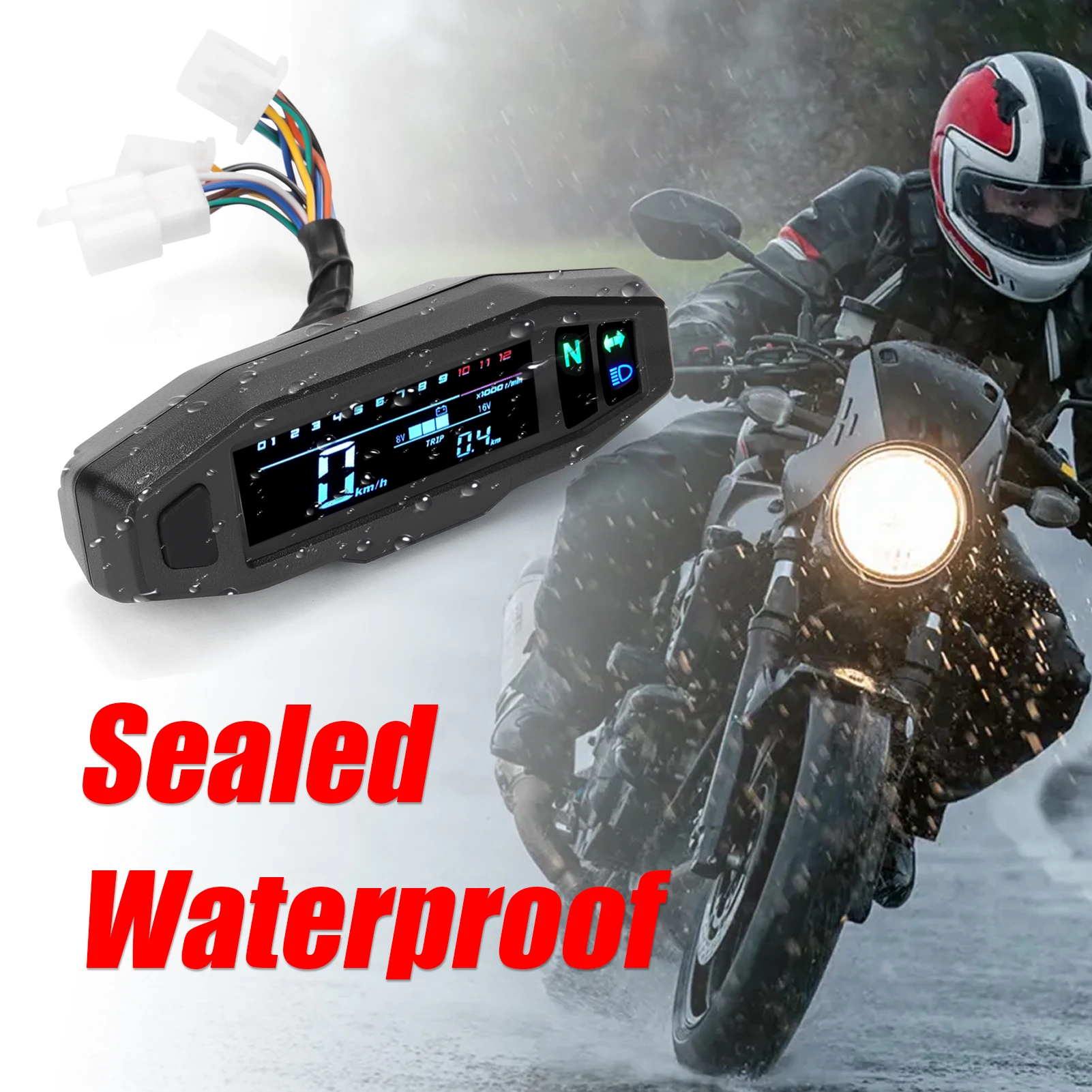 Mini Universal LCD Digital Motorcycle Meter Speedometer Digital Odo-meter Electric Motor Bike Tachometer
Mini Universal LCD Digital Motorcycle Meter Speedometer Digital Odo-meter Electric Motor Bike Tachometer