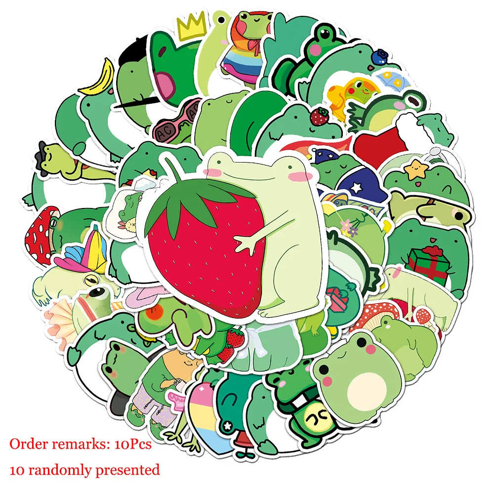 10/30/50 Pcs Cartoon Cute Frog Poster Waterproof Stickers Fridge Phone Laptop Luggage Wall Notebook Graffiti Kids Toys Gifts
10/30/50 Pcs Cartoon Cute Frog Poster Waterproof Stickers Fridge Phone Laptop Luggage Wall Notebook Graffiti Kids Toys Gifts