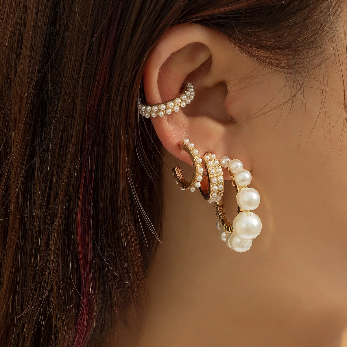Fashion Trendy Mixed Ear Post Cuff Clip On Earrings Fake Cartilage Earring Women Pearl Crystal Clip Earrings No Pierced Earrings
Fashion Trendy Mixed Ear Post Cuff Clip On Earrings Fake Cartilage Earring Women Pearl Crystal Clip Earrings No Pierced Earrings
